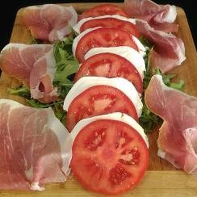 Salade bufala et jambon image