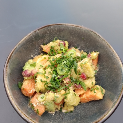 Salade de papaye avocat et grenade image