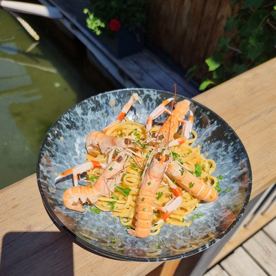 Pâtes aux langoustines image