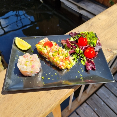 Tartare de thon et Brunoise de légumes image