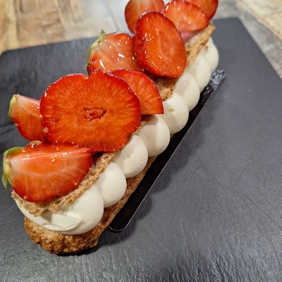 Choux à la fraise image