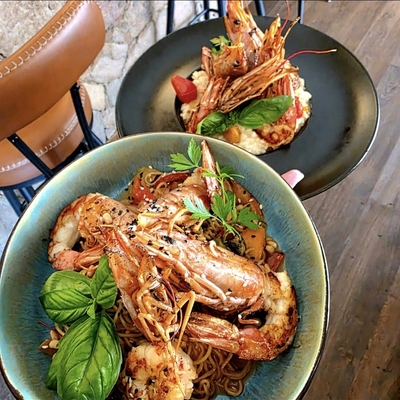 Wok de gambas image
