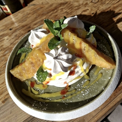 Pavlova ananas rôti image