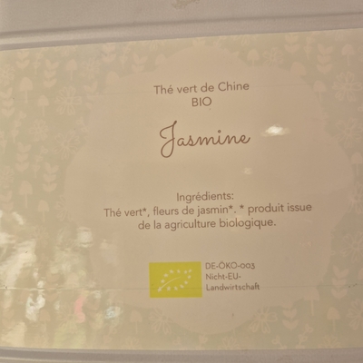 Thé jasmin bio de chine image