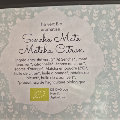 Sencha mate matcha citron image