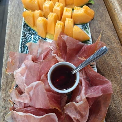 Melon,jambon cru, cap corse image