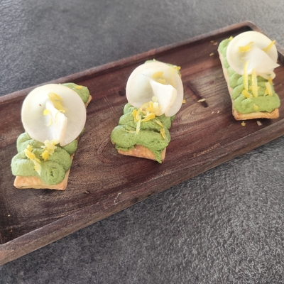 Tarte fine épinards roquette image