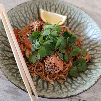 Tataki de saumon frais image
