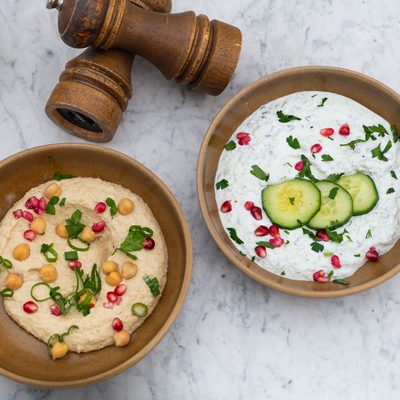 Houmous & tzatziki maison image