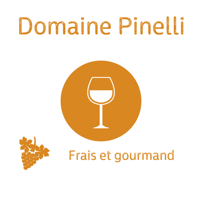 Domaine Pinelli, Muscat 2019, Vin doux naturel, vin de France, Cap Corse 75cl (recommandé en apéritif ou avec le Tiramisu) image