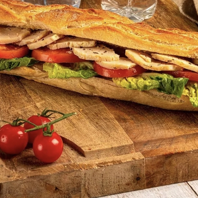Poulet crudités image