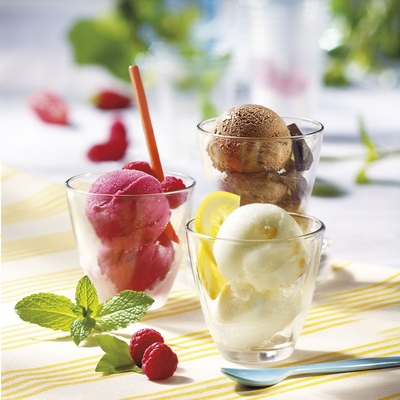 Deux boules de glaces image