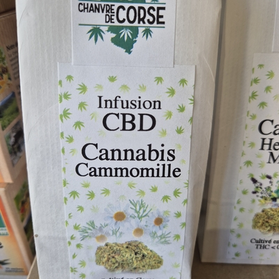 Infusion bio cbd cannabis et camomille image