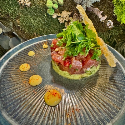 Tartare de thon et guacamole façon Chat Blanc image