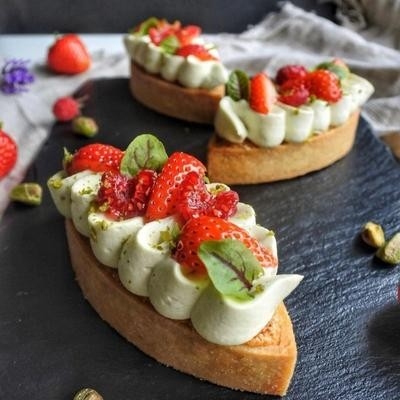Tarte Pistache et Framboise image