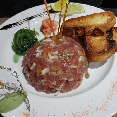 TARTARE DE THON "XL" VINAIGRETTE DE MANDARINE image