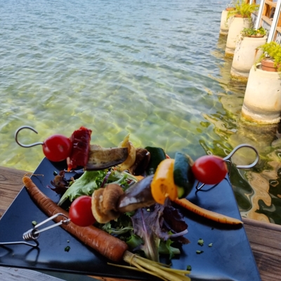 Brochettes  de légumes rôti image