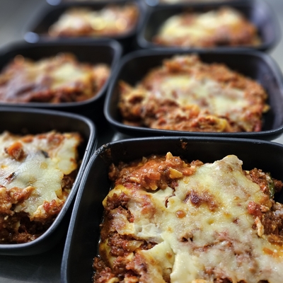 Lasagne et salade image