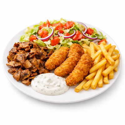 Mix Double viandes (kebab/poulet) image