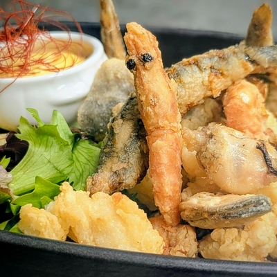 Fritto misto, aioli image