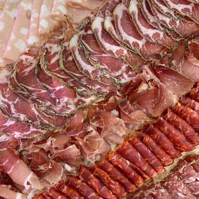 Planchette de charcuterie de Christian Benigni Coppa, Saucisson, Prisuttu image