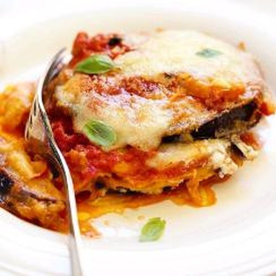 Aubergine parmigiana image