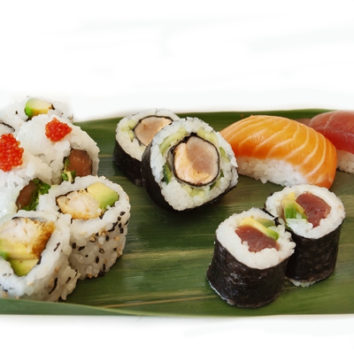 Plateau mix divers sushis (12 pièces) image