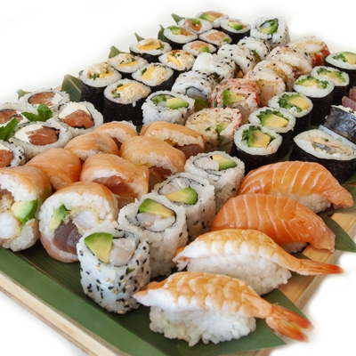 Plateau mix divers sushis (60 pièces) image