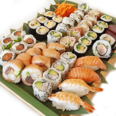 Plateau mix divers sushis (48 pièces) image