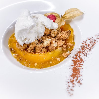 Crumble pêche/abricot image