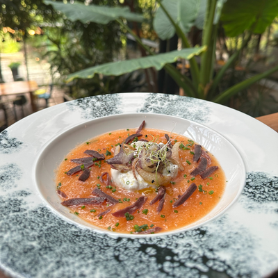 Gaspacho de melon à la menthe image