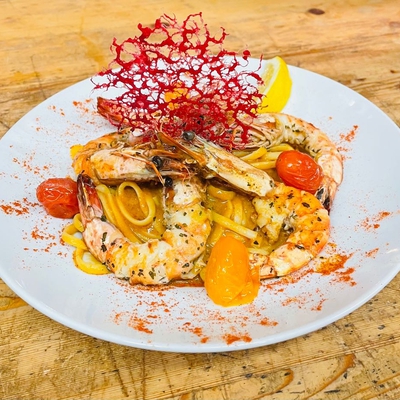 Linguini aux Gambas image