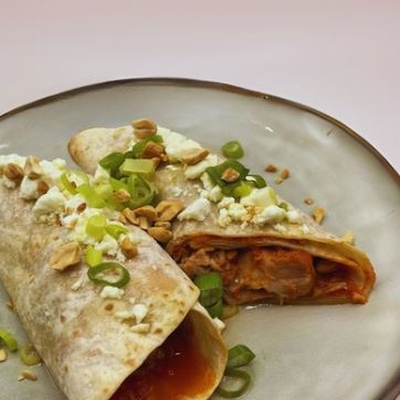 Enchiladas d'éffiloché de porc épicé image