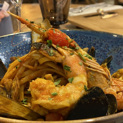 Linguine allo scoglio (fruits de mer) image