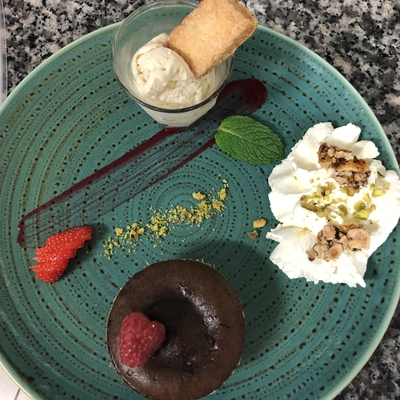 Cœur coulant au chocolat image