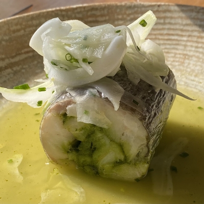 BALLOTINE DE CABILLAUD AU BASILIC image