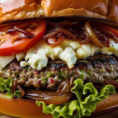 Burger Caprese image