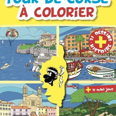 Mon premier Tour de Corse à colorier image
