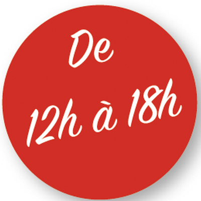 — De 12:00 à 18:00 — image