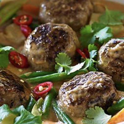 Boulettes de Boeuf à la Thaïlandaise Coco-curry image