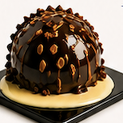 Dôme Chocolat et sa Crème Anglaise image