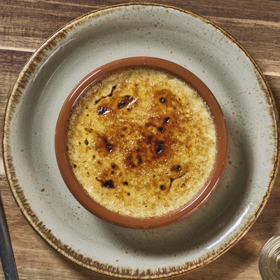 crème brulée au génépi image