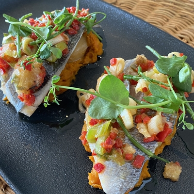 LOUP EN FILETS & sa Sauce Vierge image