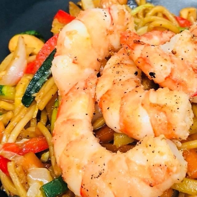 Wok de gambas image