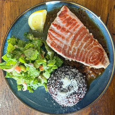 Steak de thon snacké image