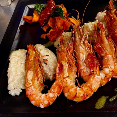Assiette de gambas image