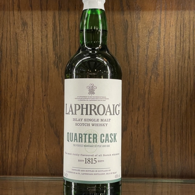 Laphroaig quarter cask canister image