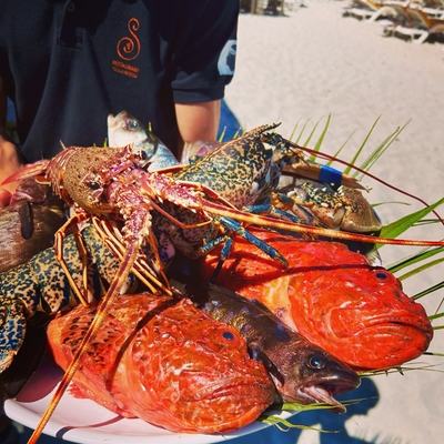 Les 100 grammes de poisson grillé image