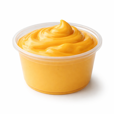 Pot de sauce cheddar fondu image