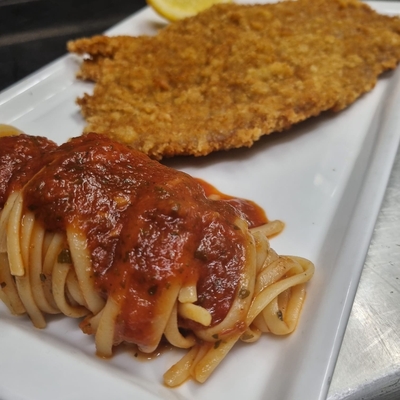 Escalope de veau à la milanaise image